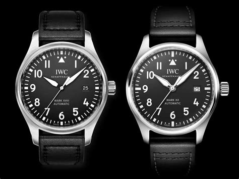 iwc mark history|iwc mark xviii vs xx.